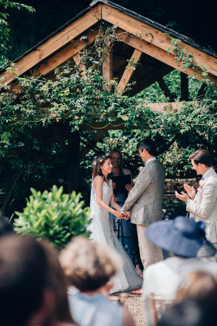 Outdoor Ceremony Wiltshire Rustic Home Made Farm Wedding http://blondiephotography.co.uk/