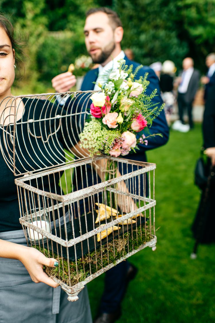 Canapes Food Elegant Stylish Floral Wedding http://www.jordannamarston.com/