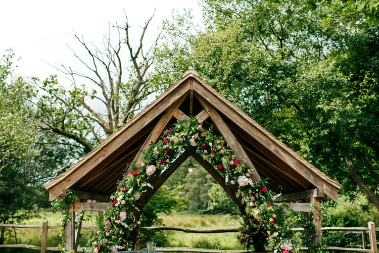Flower Arch Ceremony Outdoor Elegant Stylish Floral Wedding http://www.jordannamarston.com/