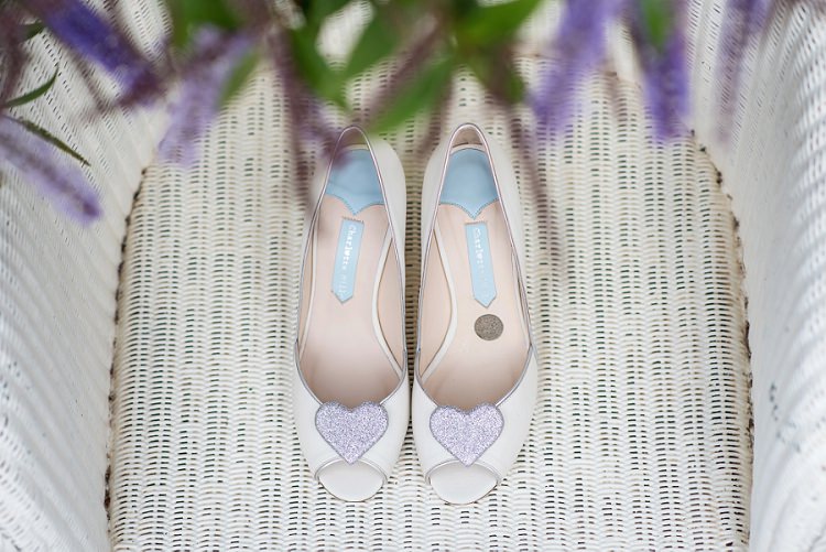Peep Toe Heart Shoes Bride Bridal Charlotte Mills Home Made Summer Village Hall Wedding http://www.sarareeve.com/