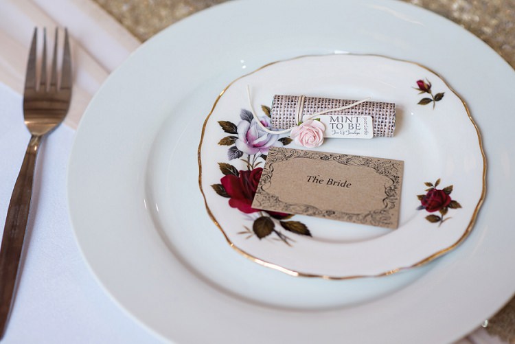Place Name Card Decor Home Made Summer Village Hall Wedding http://www.sarareeve.com/