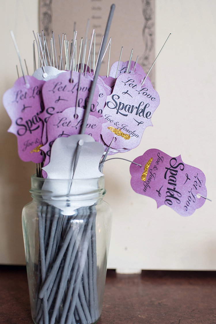 Sparklers Home Made Summer Village Hall Wedding http://www.sarareeve.com/