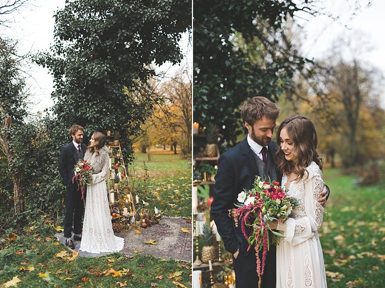 Magical Autumn Outdoorsy Woodland Wedding Ideas http://kirstymackenziephotography.co.uk/