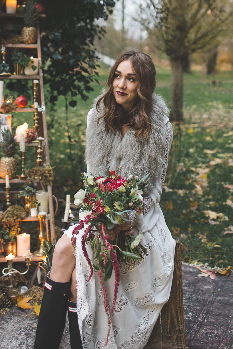 Magical Autumn Outdoorsy Woodland Wedding Ideas http://kirstymackenziephotography.co.uk/