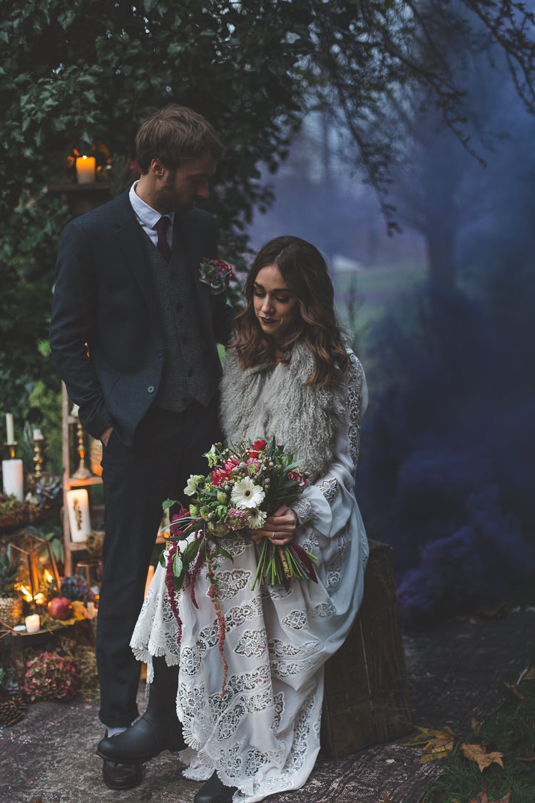 Magical Autumn Outdoorsy Woodland Wedding Ideas http://kirstymackenziephotography.co.uk/