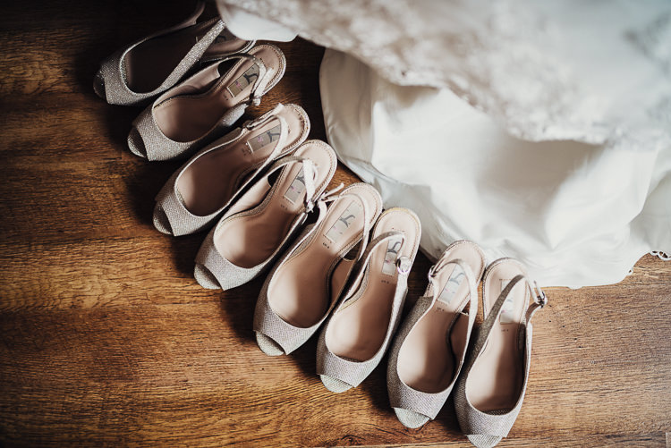 Bridesmaids Shoes Sling Back Peep Toe Quirky Crafty Rustic Barn Wedding http://www.stevebridgwoodphotography.co.uk/