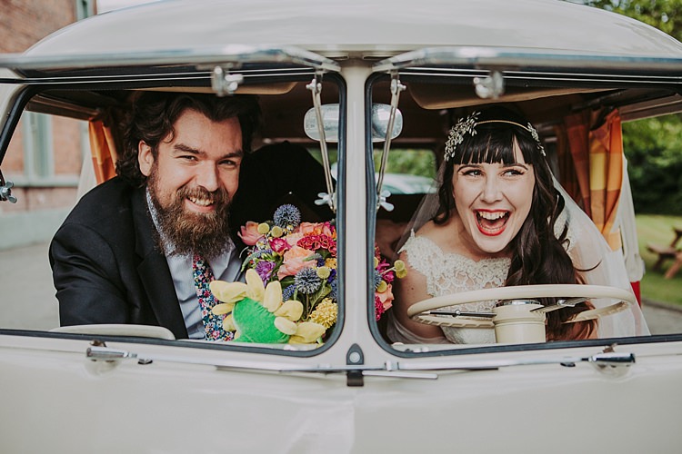 Colourful Indie Dinosaur Wedding http://bloomweddings.co.uk/