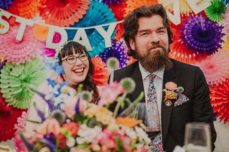 Colourful Indie Dinosaur Wedding http://bloomweddings.co.uk/