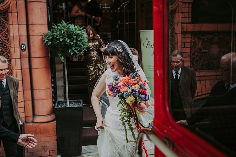 Colourful Indie Dinosaur Wedding http://bloomweddings.co.uk/