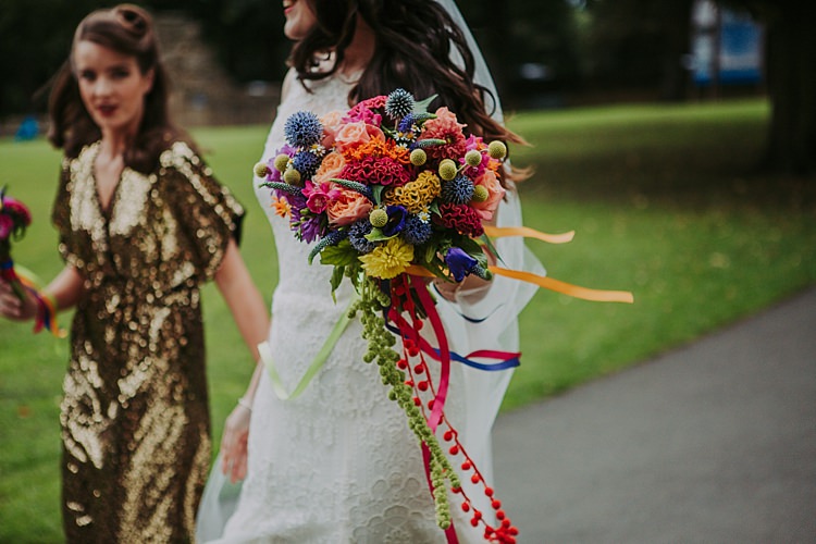 Colourful Indie Dinosaur Wedding http://bloomweddings.co.uk/