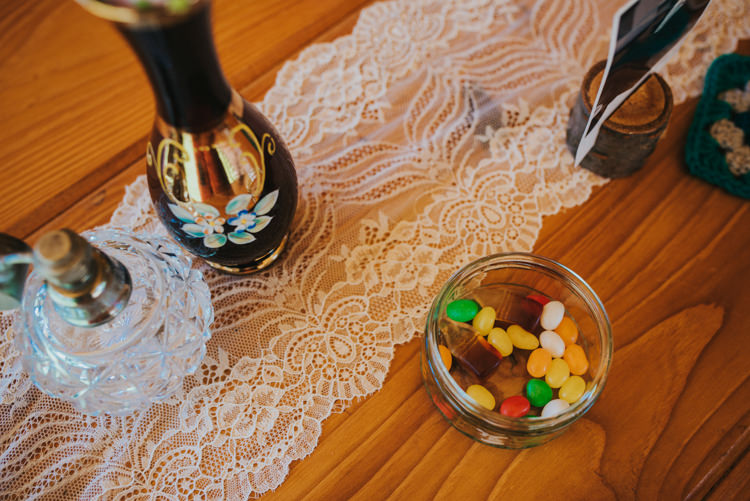Lace Table Runners Decor Multicoloured Crafty Carnival Wedding http://alicethecamera.co.uk/
