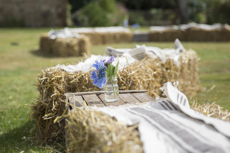 Hay Bales Seating Boho Country Tipi Wedding http://www.gabriellemcmillan.com/