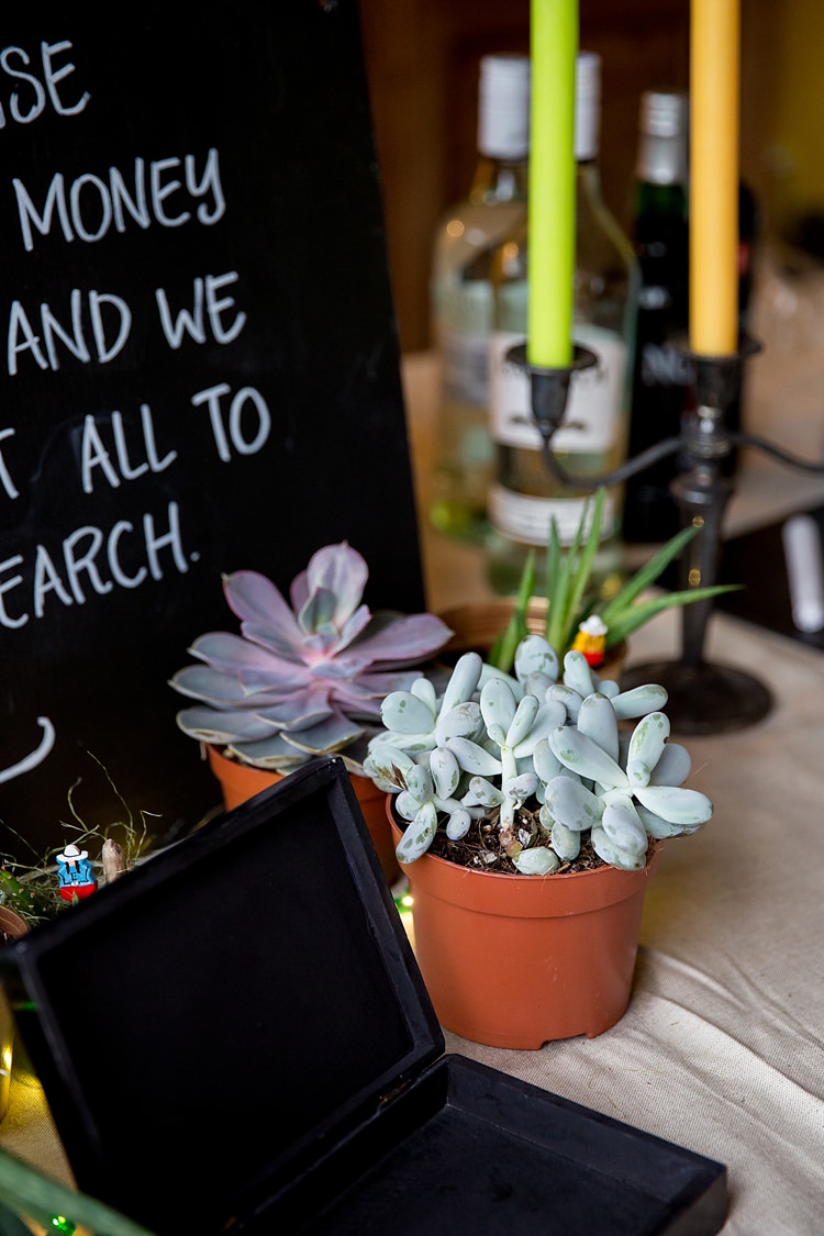 Succulents Decor Mexican Inspired Colourful Cactus Wedding http://katherineashdown.co.uk/