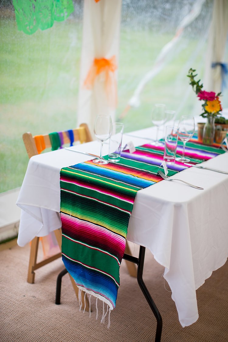 Table Runners Cloths Mexican Inspired Colourful Cactus Wedding http://katherineashdown.co.uk/