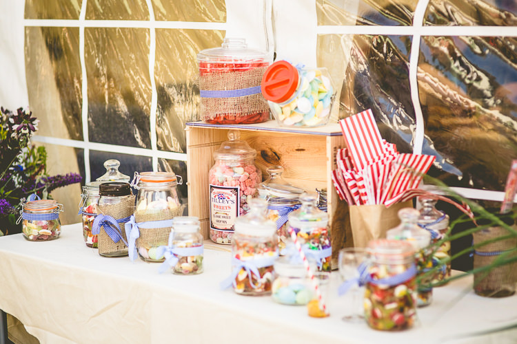 Sweet Sweetie Table Rustic Bohemian DIY Barn Wedding http://lovethatsmilephotography.com/