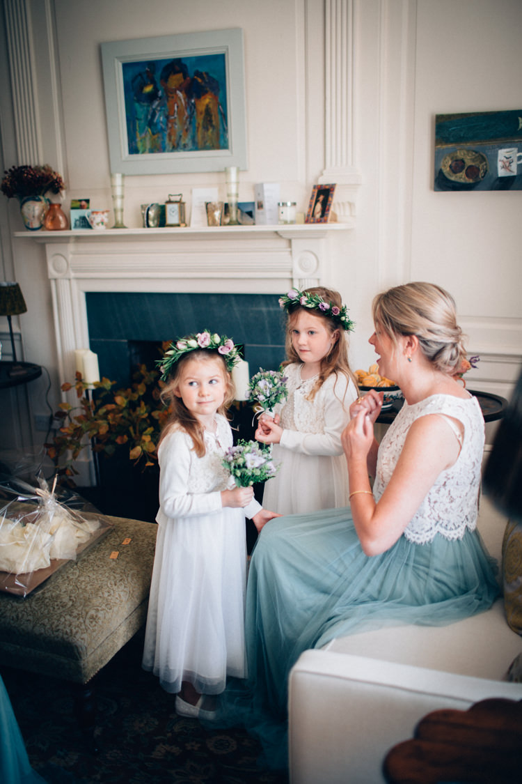 Flower Girls Crowns Dresses Pretty Quintessential English Country Garden Wedding http://blondiephotography.co.uk/