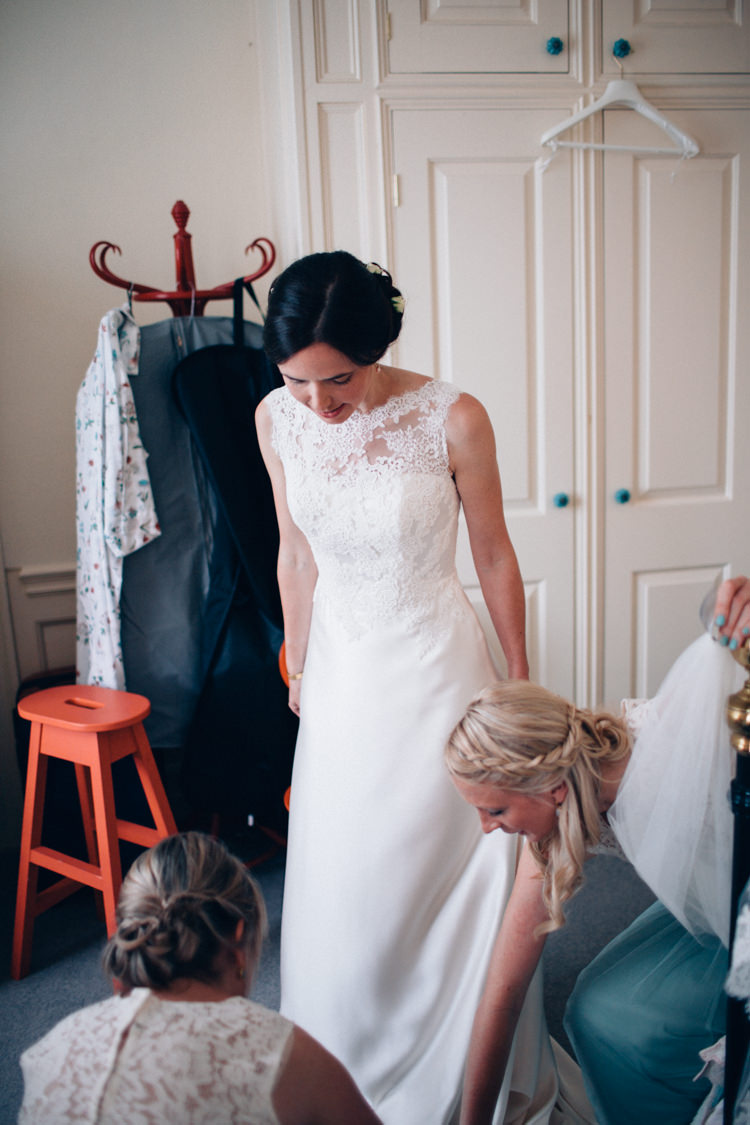 Pronovias Lace Top Dress Gown Bride Bridal Pretty Quintessential English Country Garden Wedding http://blondiephotography.co.uk/
