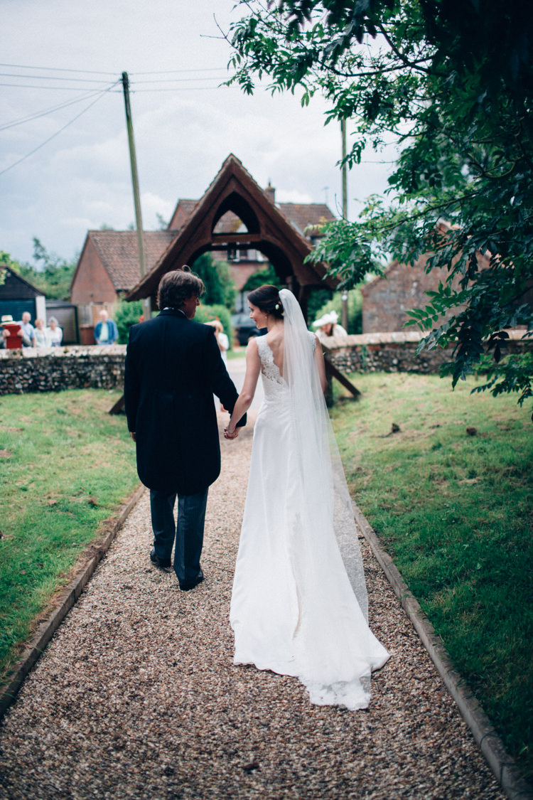Cathedral Veil Bride Bridal Pretty Quintessential English Country Garden Wedding http://blondiephotography.co.uk/