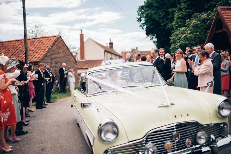Classic Car Convertable Pretty Quintessential English Country Garden Wedding http://blondiephotography.co.uk/