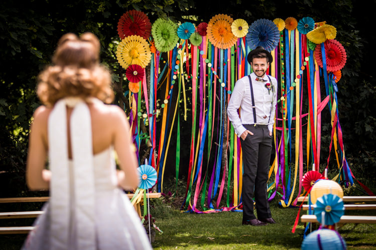 Colourful Vintage Comic Book Wedding Ideas http://www.hayleypettitphotography.com/
