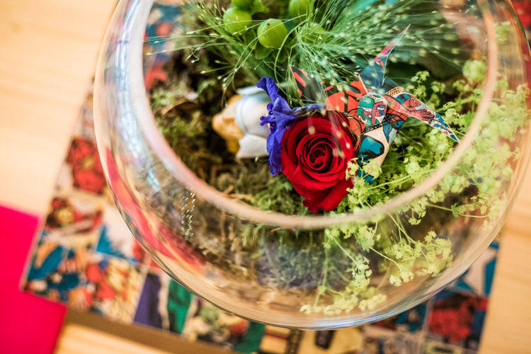 Colourful Vintage Comic Book Wedding Ideas http://www.hayleypettitphotography.com/