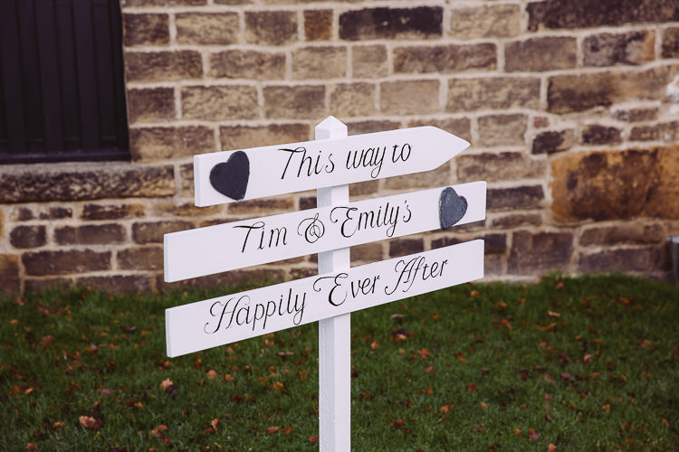 Sign Post White Magical Winter Rustic Wonderland Wedding http://hayleybaxterphotography.com/