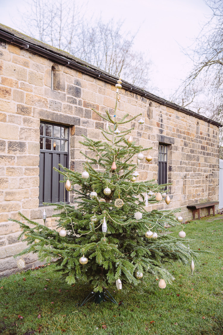 Christmas Tree Decor Magical Winter Rustic Wonderland Wedding http://hayleybaxterphotography.com/