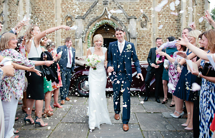 Confetti Throw Pretty Pink Garden Party Wedding http://www.helencawtephotographyblog.com/