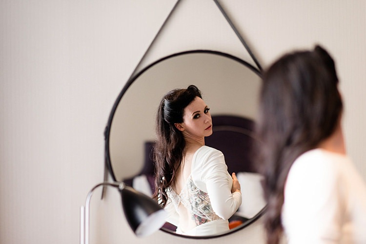 Modern Geometric Theatre Monochrome Wedding http://www.babbphoto.com/