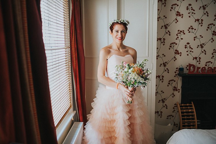Whimsical Seaside Wedding Pale Pink Dress http://devlinphotos.co.uk/