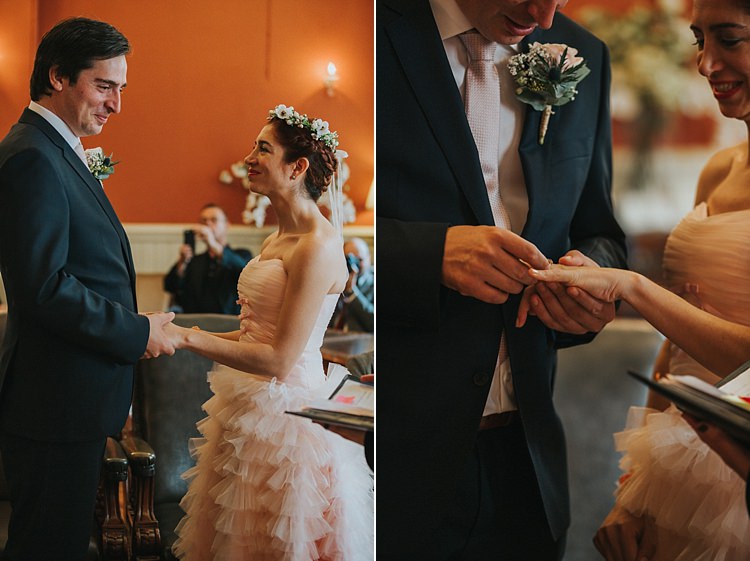Whimsical Seaside Wedding Pale Pink Dress http://devlinphotos.co.uk/