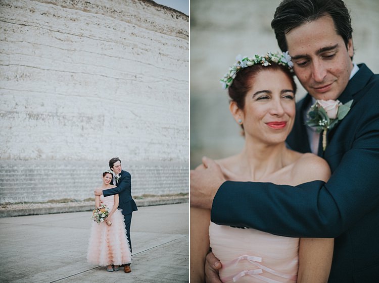 Whimsical Seaside Wedding Pale Pink Dress http://devlinphotos.co.uk/