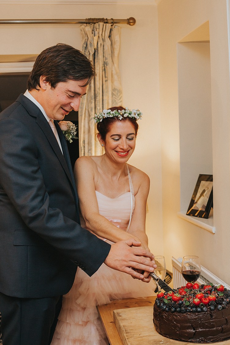 Whimsical Seaside Wedding Pale Pink Dress http://devlinphotos.co.uk/