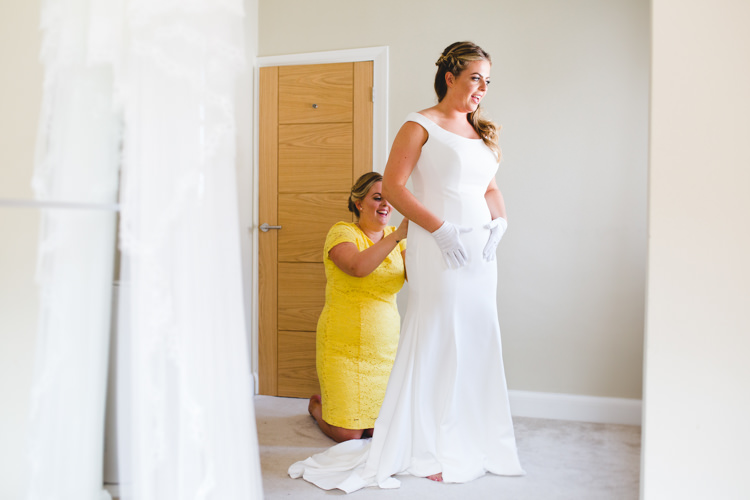 Aria by Suzanne Neville Dress Gown Bride Bridal Bright Colourful Fun Marquee Wedding http://www.livvy-hukins.co.uk/ 