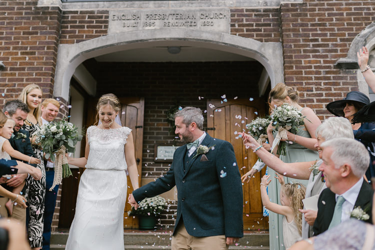 Confetti Throw Natural Sage Green Farm Wedding https://www.loveluella.co.uk/