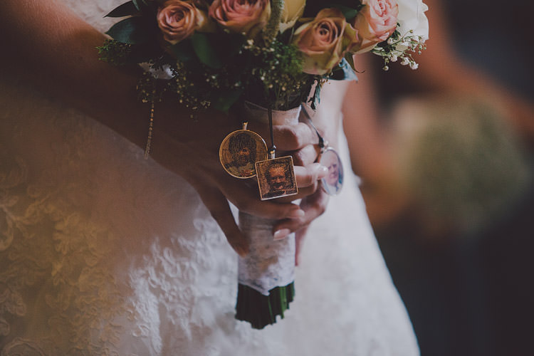 Bouquet Lockets Bride Bridal Photos Chic Rustic Grey Barn Wedding http://www.kevelkinsphotography.co.uk/