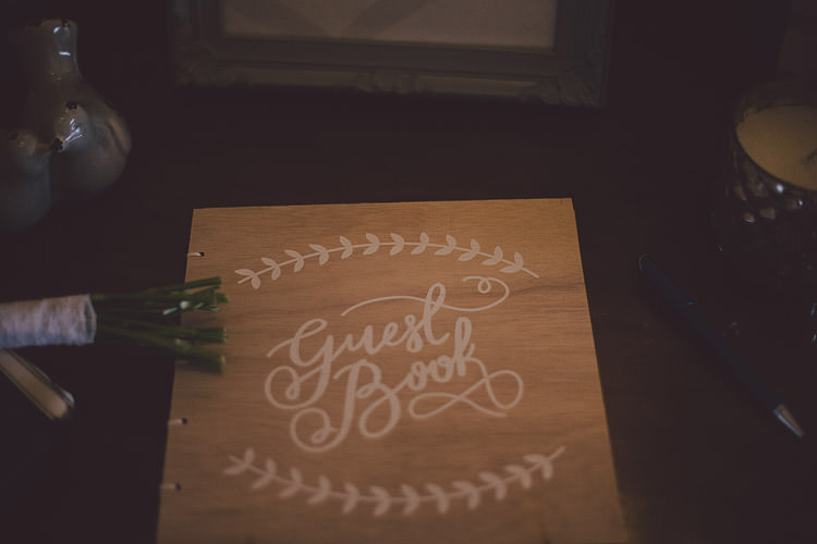 Wooden Guest Book Chic Rustic Grey Barn Wedding http://www.kevelkinsphotography.co.uk/ 