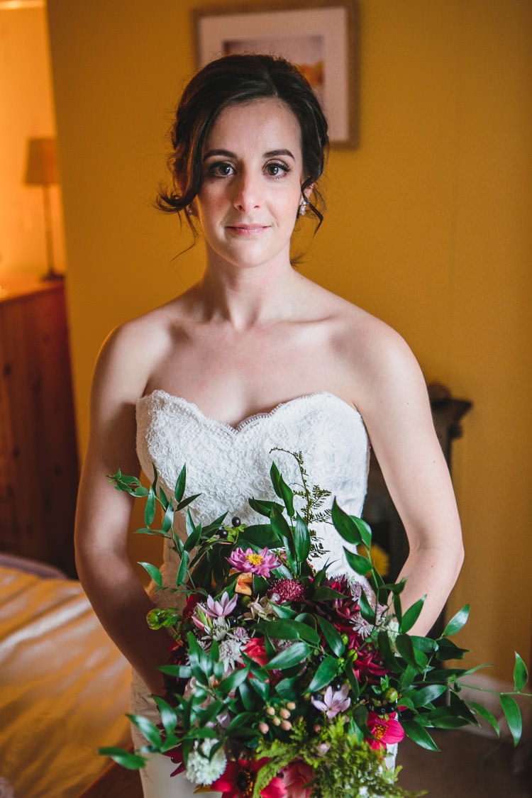 Blue by Enzoani Relaxed Cosy Stylish Autumnal Wedding http://www.tierneyphotography.co.uk/