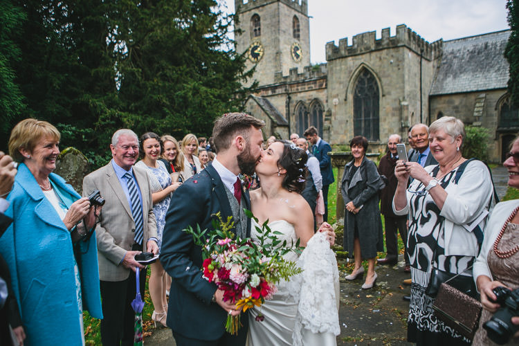 Blue by Enzoani Ted Baker Groom Harris Tweed Waistcoat Relaxed Cosy Stylish Autumnal Wedding http://www.tierneyphotography.co.uk/