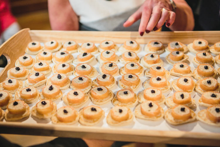 Canapés Relaxed Cosy Stylish Autumnal Wedding http://www.tierneyphotography.co.uk/