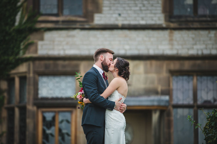 Blue by Enzoani Ted Baker Groom Harris Tweed Waistcoat Relaxed Cosy Stylish Autumnal Wedding http://www.tierneyphotography.co.uk/