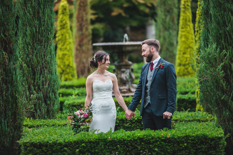 Blue by Enzoani Ted Baker Groom Harris Tweed Waistcoat Relaxed Cosy Stylish Autumnal Wedding http://www.tierneyphotography.co.uk/