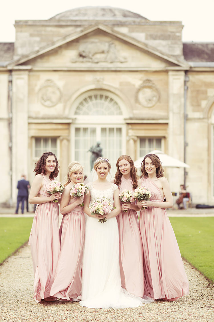 Long Multiway Bridesmaid Dresses Elegant Romantic Classic Pink Wedding http://www.rebeccaweddingphotography.co.uk/