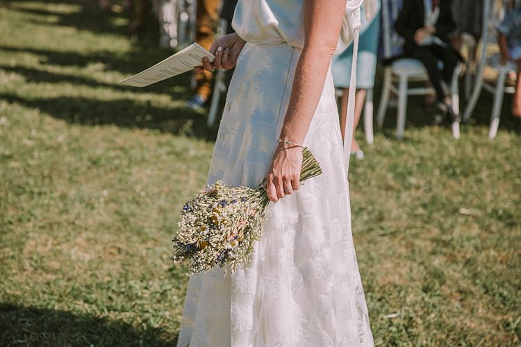 Dried Flower Bouquet Bride Bridal Summertime French Village Destination Wedding http://www.pippacarvellphotography.com/