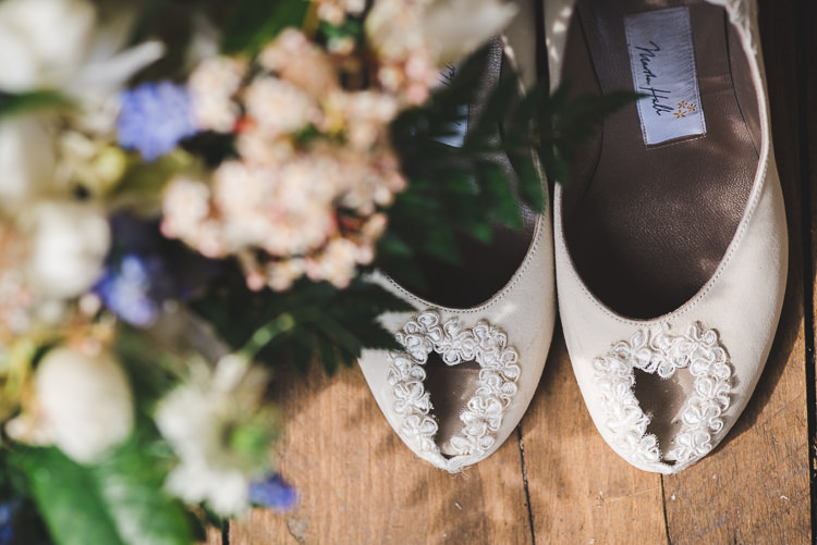 Heart Peep Toe Shoes Magical Spring Bluebell Woodland Wedding Ideas http://helinebekker.co.uk/