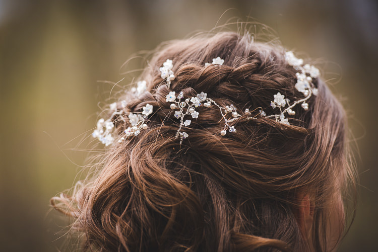 Hair Vine Bride Bridal Accessory Magical Spring Bluebell Woodland Wedding Ideas http://helinebekker.co.uk/