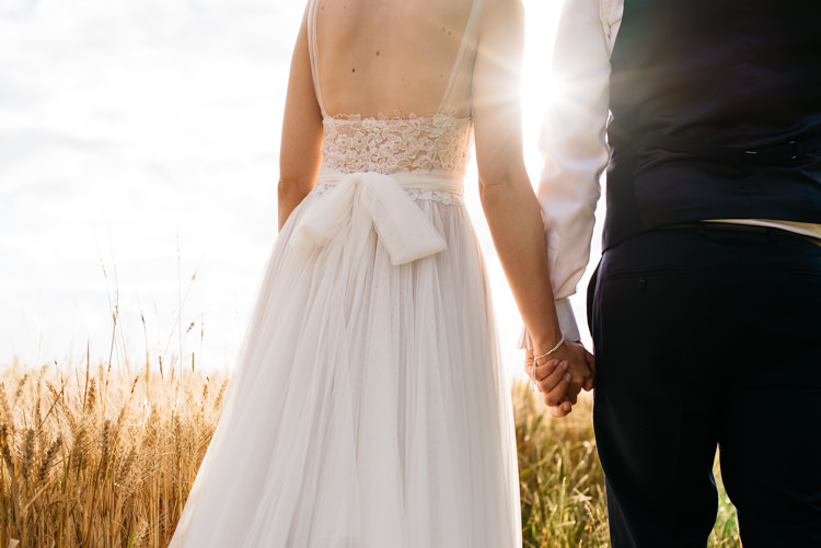 Lace Tulle Dress Gown Bow Back Sash Penelope Love Marley Rustic Woodland Modern Wedding http://www.jennymacare.com/