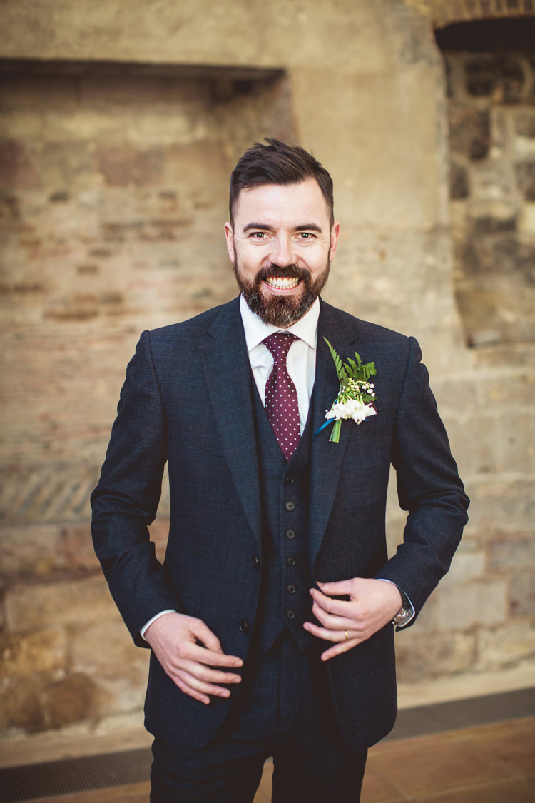 Gieves & Hawkes Groom Quirky Springtime Easter Wedding https://www.katejacksonphotography.co.uk/