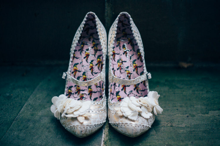 Irregular Choice Shoes Heartwarming Festive Winter Wedding http://www.nikkivandermolen.com/