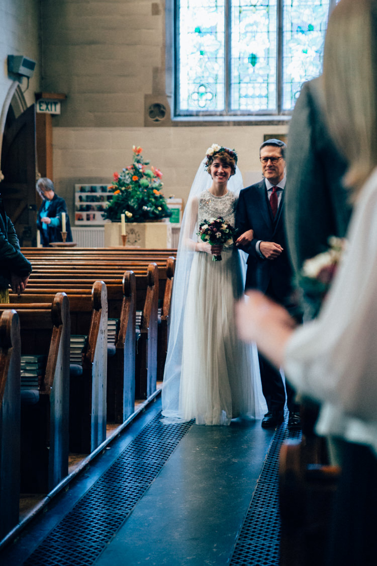 Needle & Thread Separates Flower Crown Bridal Veil Heartwarming Festive Winter Wedding http://www.nikkivandermolen.com/